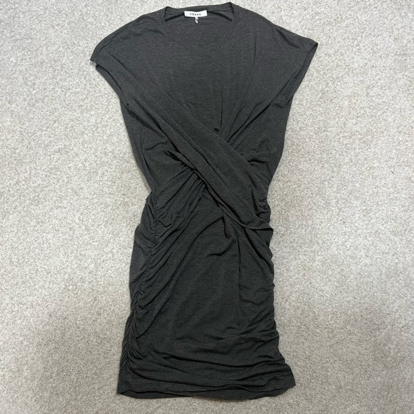 Frame Denim Dresses & Skirts - Frame Denim Charcoal Midi Dress